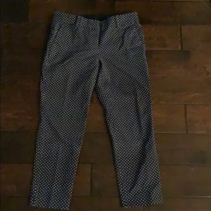 ann taylor polka dot pants